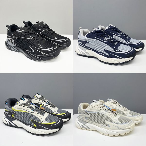 High Quality Men Designer Runner Tatic Sneaker Luxury 2.0 Leather Running Shoes Dynamic Print Mesh Trainers Lightweight Running Hiking Shoes 1098