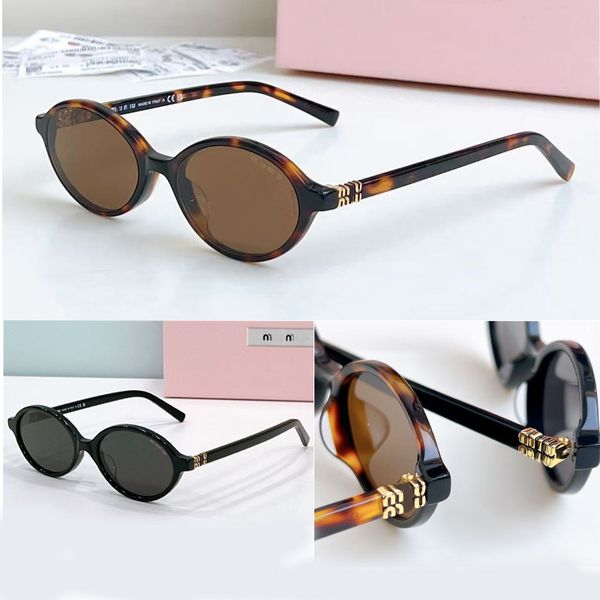 MU Designer sunglasses for women men mm 04z 11z Fashion luxury nerd Small frame Oval retro Euro american mm trend glasses UV400 goggles